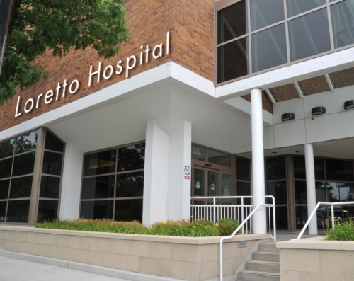 Loretto Hospital Exterior